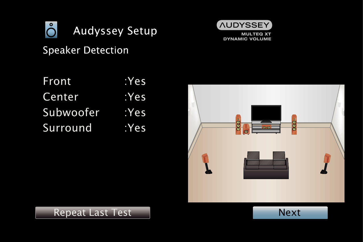 GUI AudysseySetup7 AVRX3100WE3